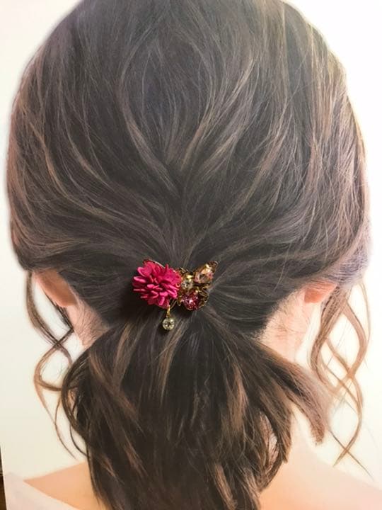 ハンドメイド　ポニーフック No.19