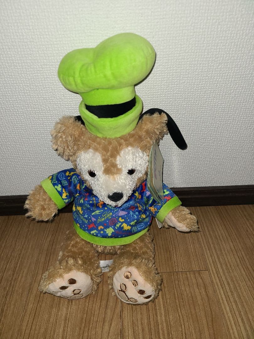 ダッフィーシェフぬいぐるみ(アメリカディズニーで購入)とプーさん セット