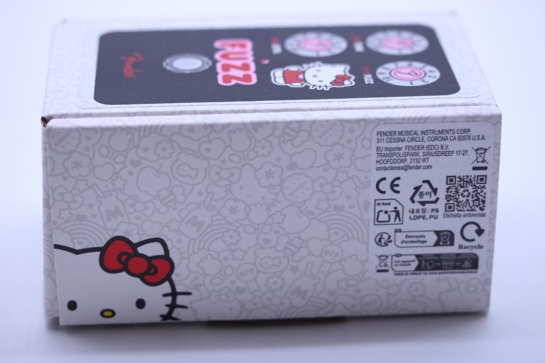 Fender Hello Kitty Fuzz エフェクター 黒 キティ◆