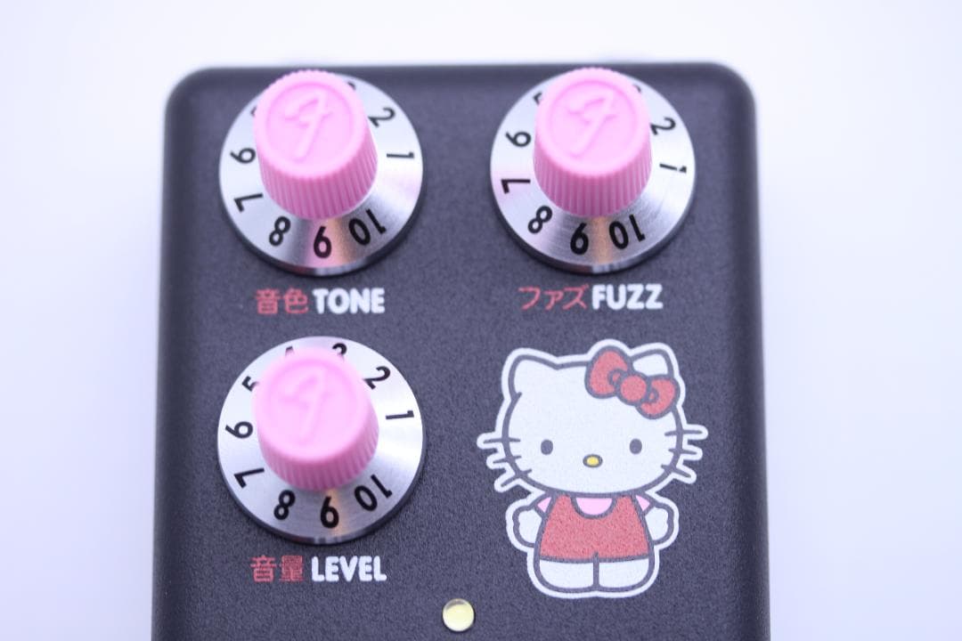 Fender Hello Kitty Fuzz エフェクター 黒 キティ◆