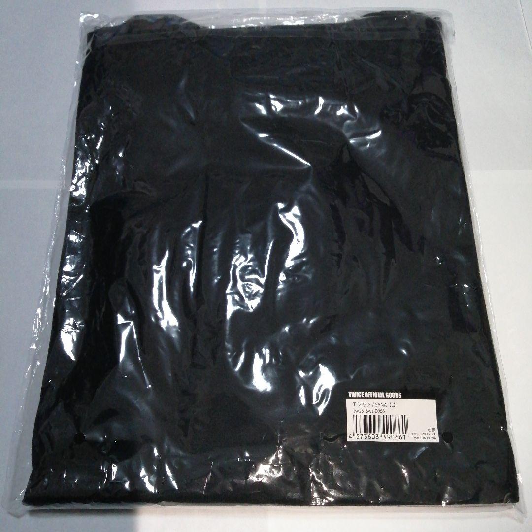 TWICE THIS IS FOR popup Tシャツ BLACK L サナ