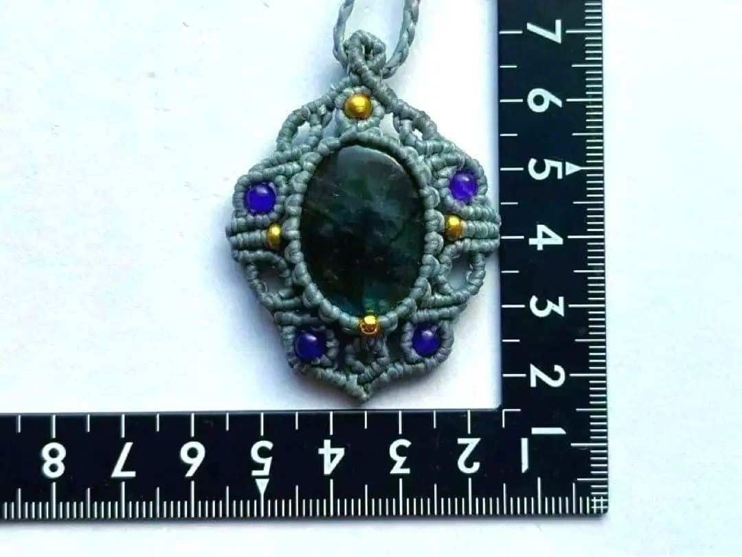 ◉インカの紋章◉ ラブラドライト ネックレス