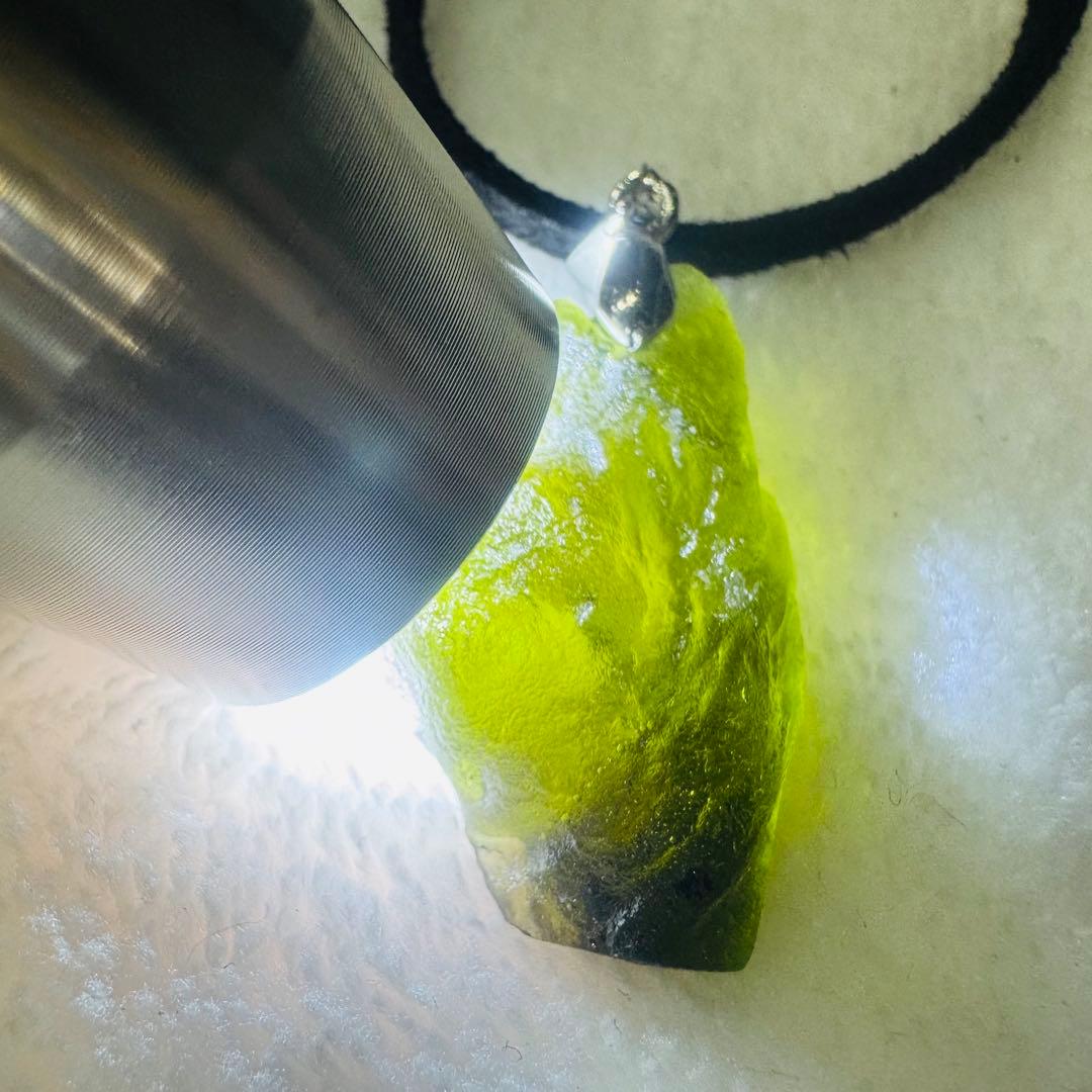 ♡♡モルダバイト 長さ調節可能ネックレス♡♡