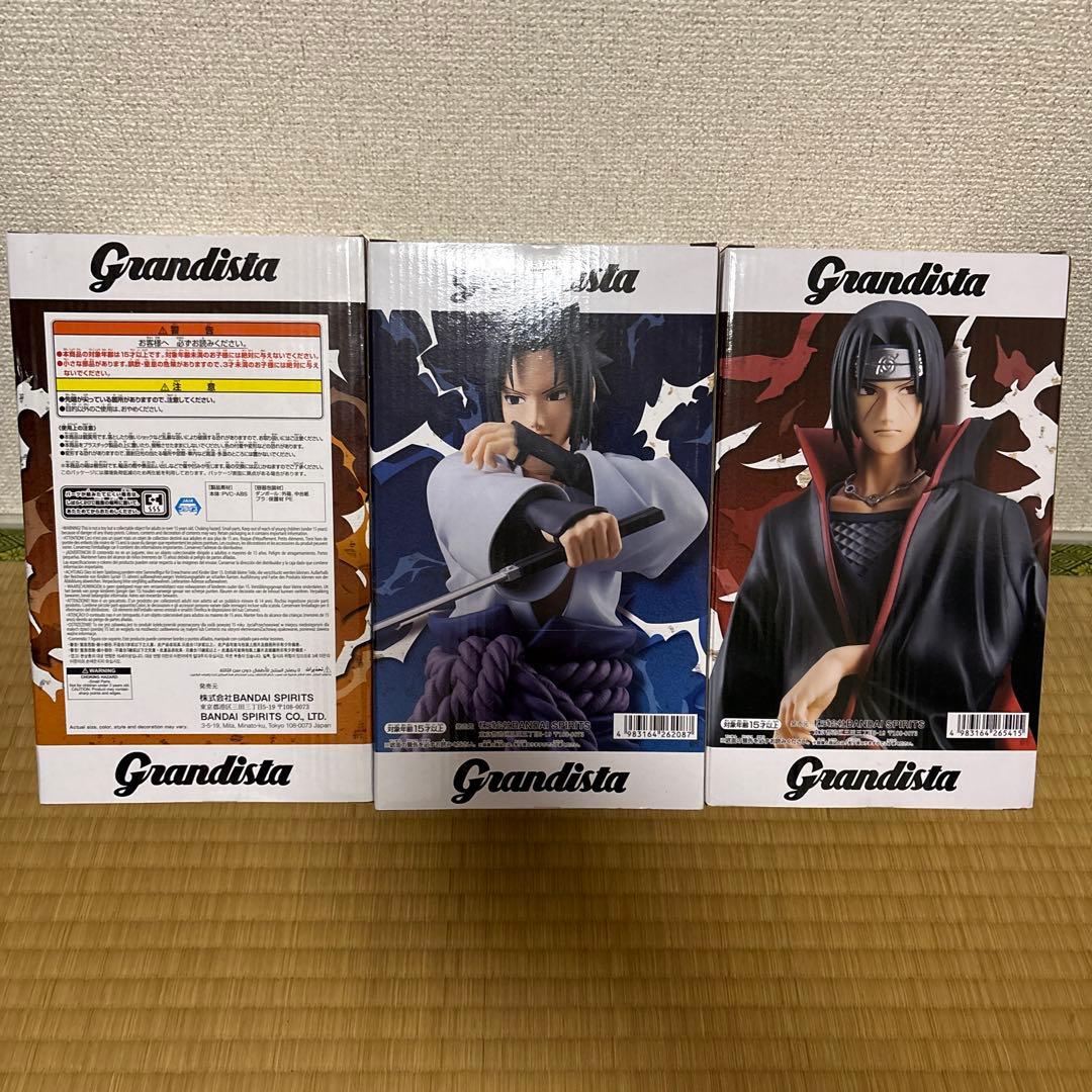 ナルト疾風伝 Grandista フィギュア3種