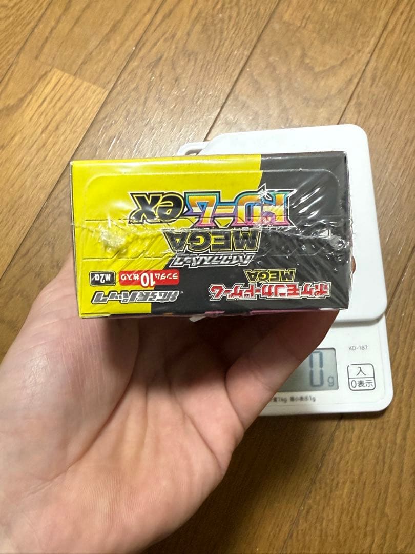 ポケモンカードゲーム メガドリームex BOX シュリンク付き 186g