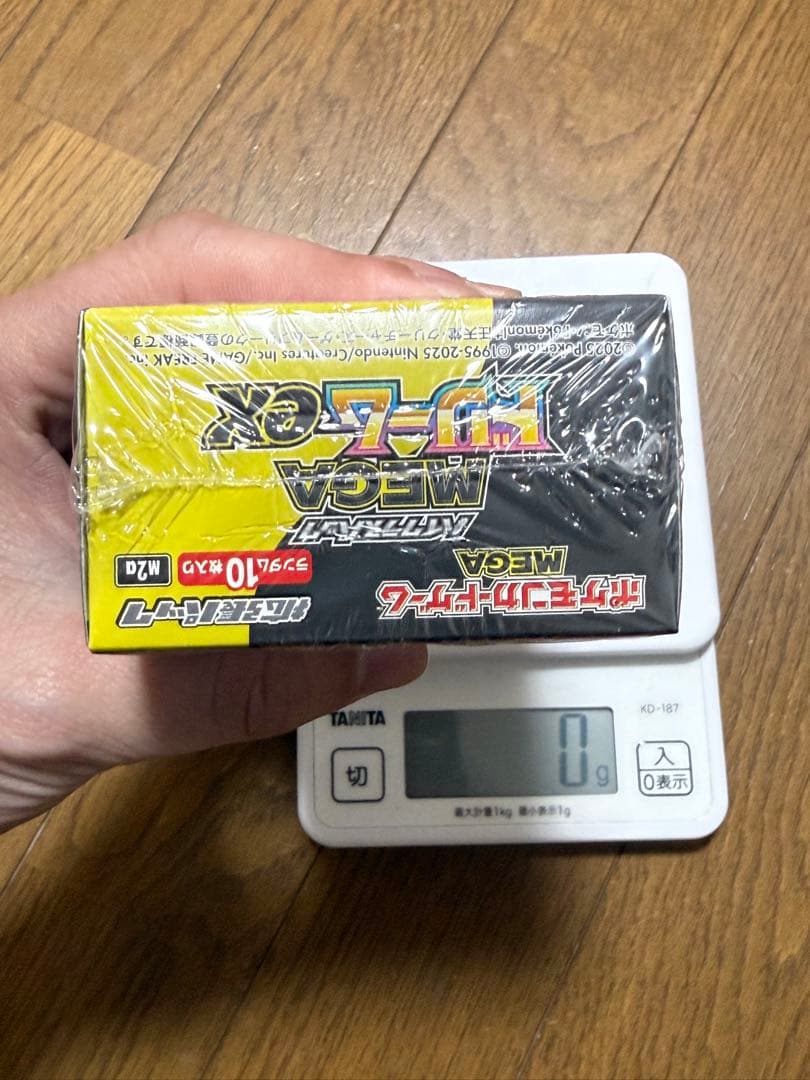 ポケモンカードゲーム メガドリームex BOX シュリンク付き 186g