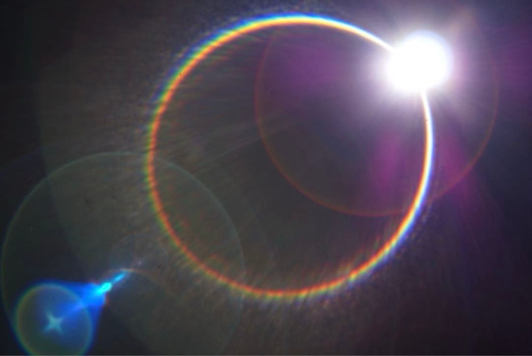 【虹色フレア】PENTAX Super Takumar 55mm f1.8