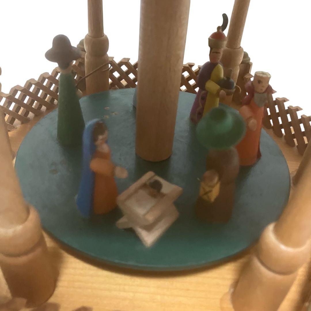 【正規品/セール価格】ビンテージ❣️本場ドイツのクリスマスピラミッド　キリスト