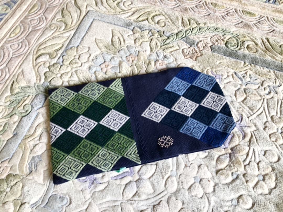 こぎん刺し　ブックカバー／お数珠ケース等にも