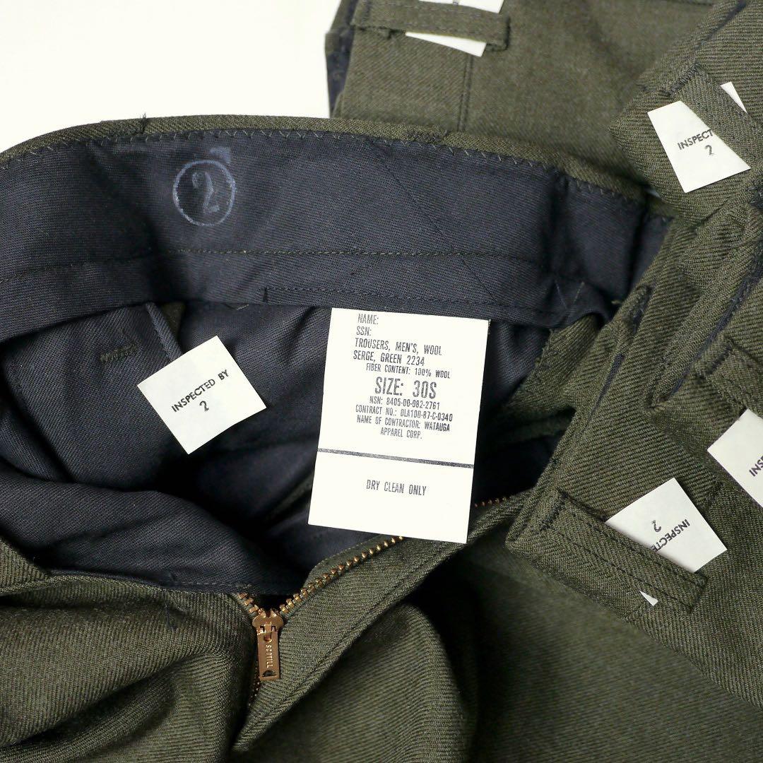 デッド80sビンテージ米軍ミリタリー ウール スラックス トラウザーズ軍物 古着