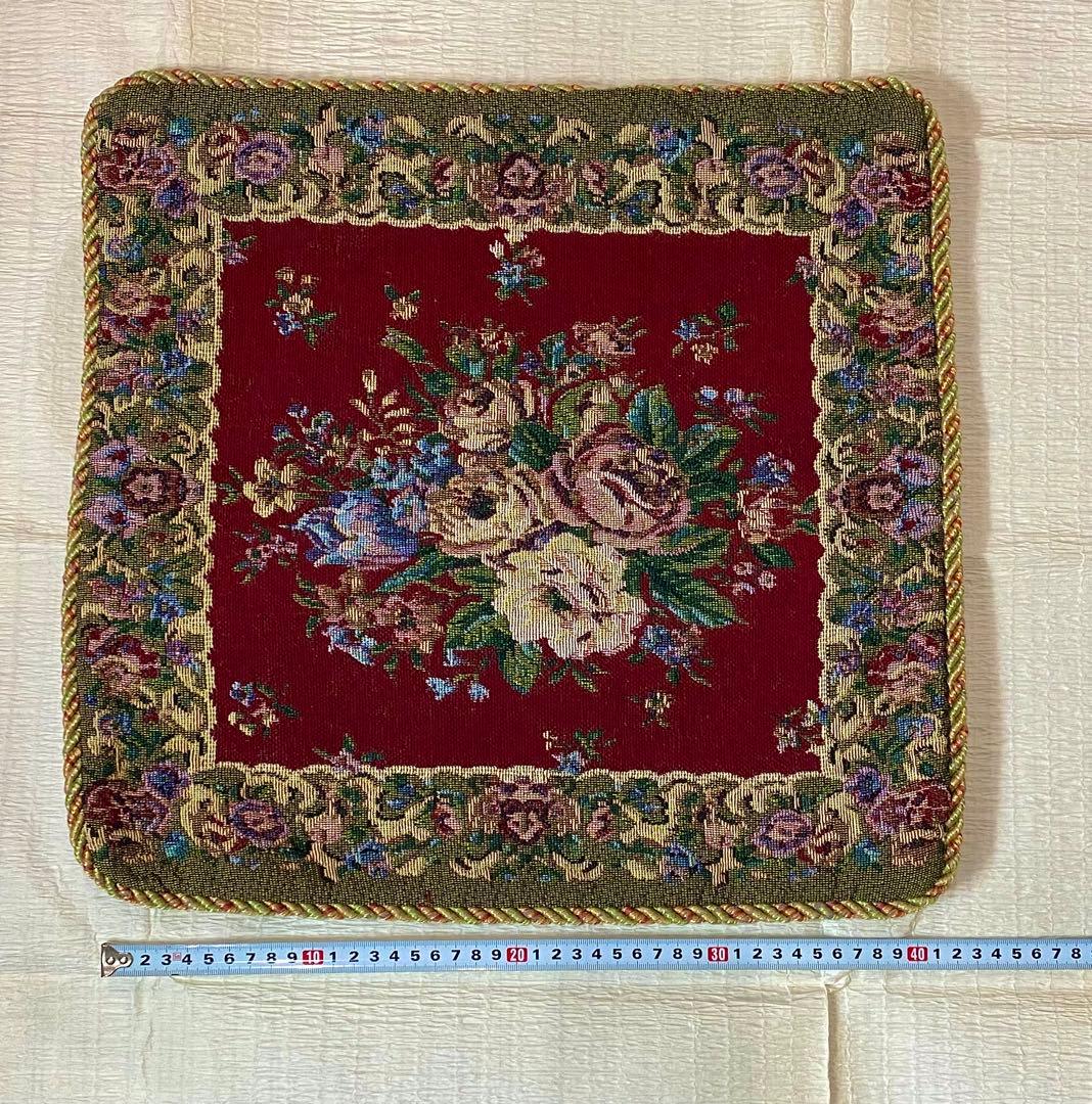 ゴブラン織り　クッションカバー4枚セット