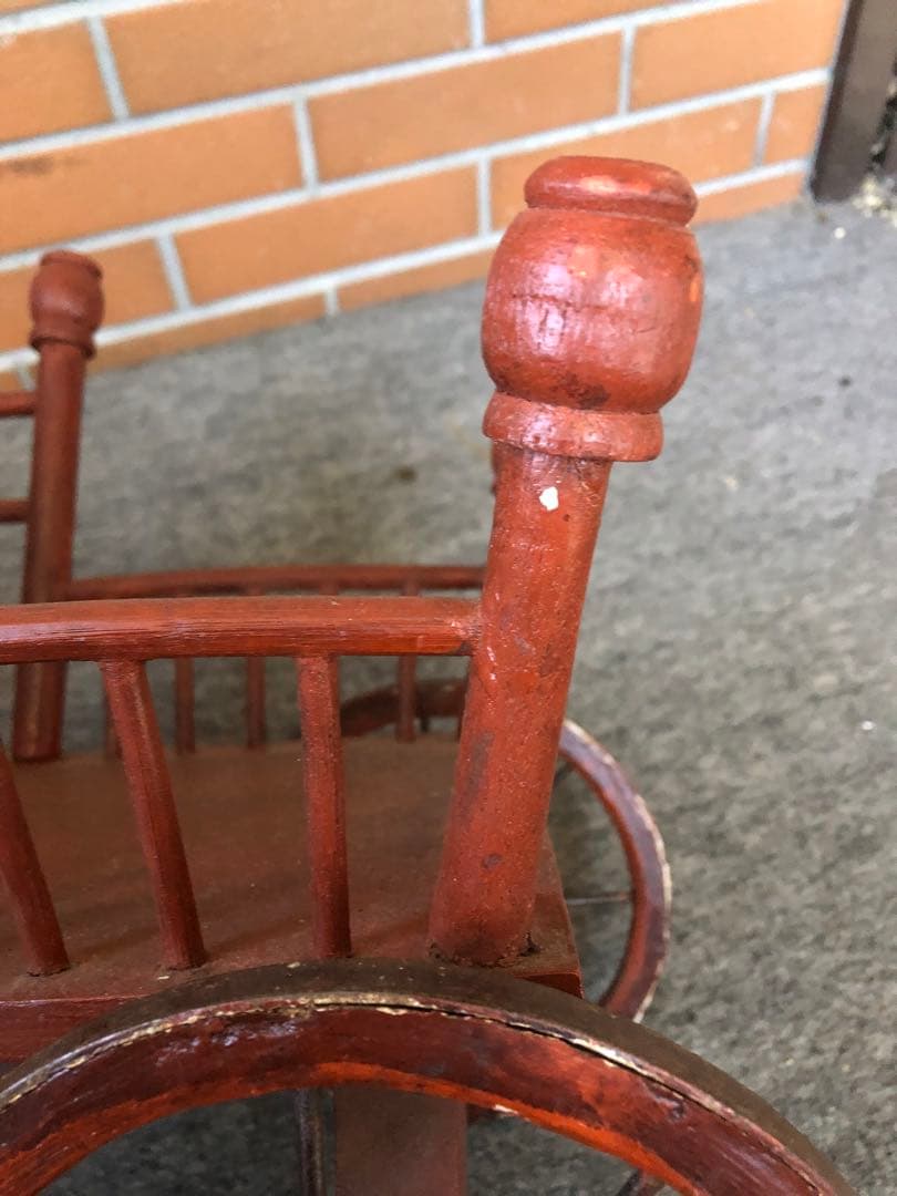 g 馬車　花台　フラワースタンド　ガーデニング雑貨アンティーク　ワゴン　ガーデン