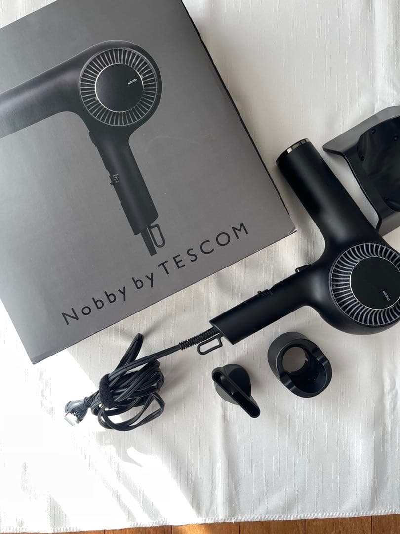 TESCOM Nobby ヘアドライヤー 3点セット置き台付きブラック