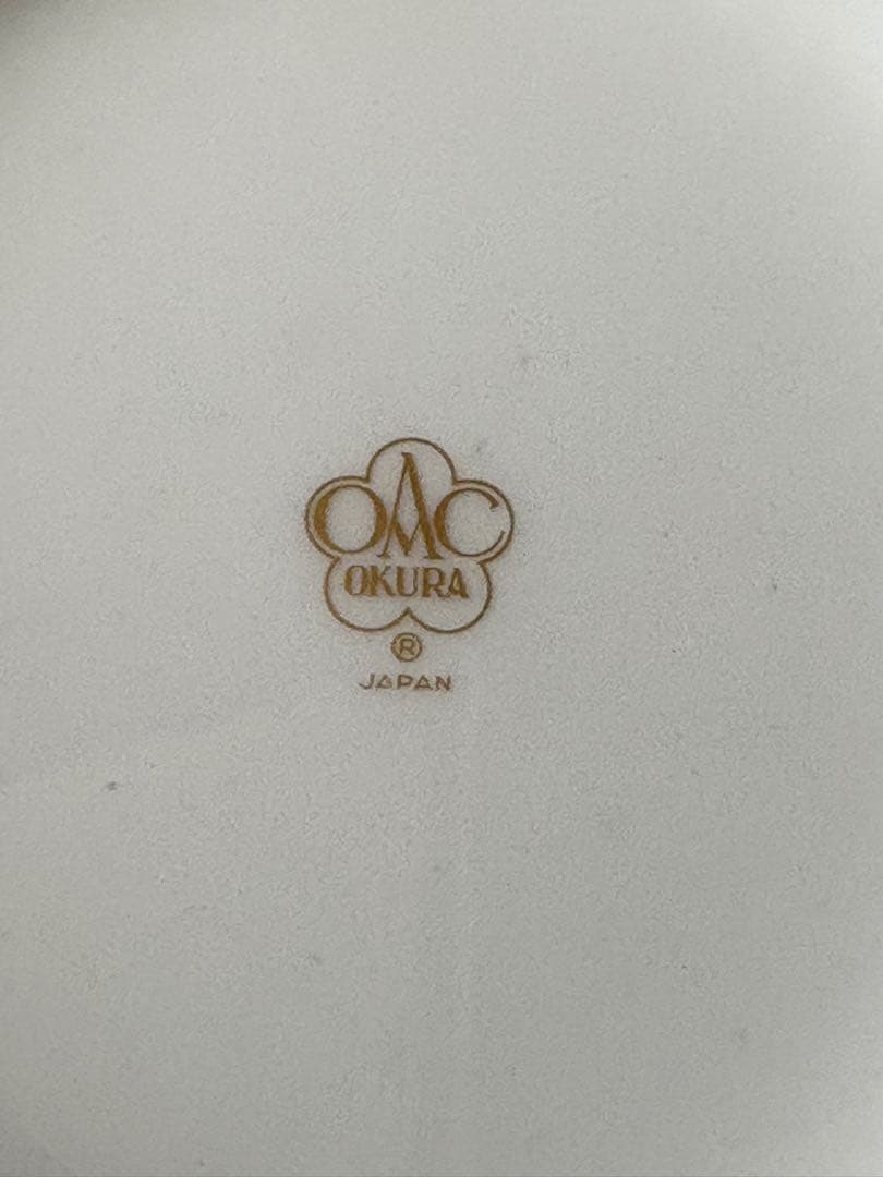 大倉陶園　瑞鳥文花瓶　呉須更紗鳥絵