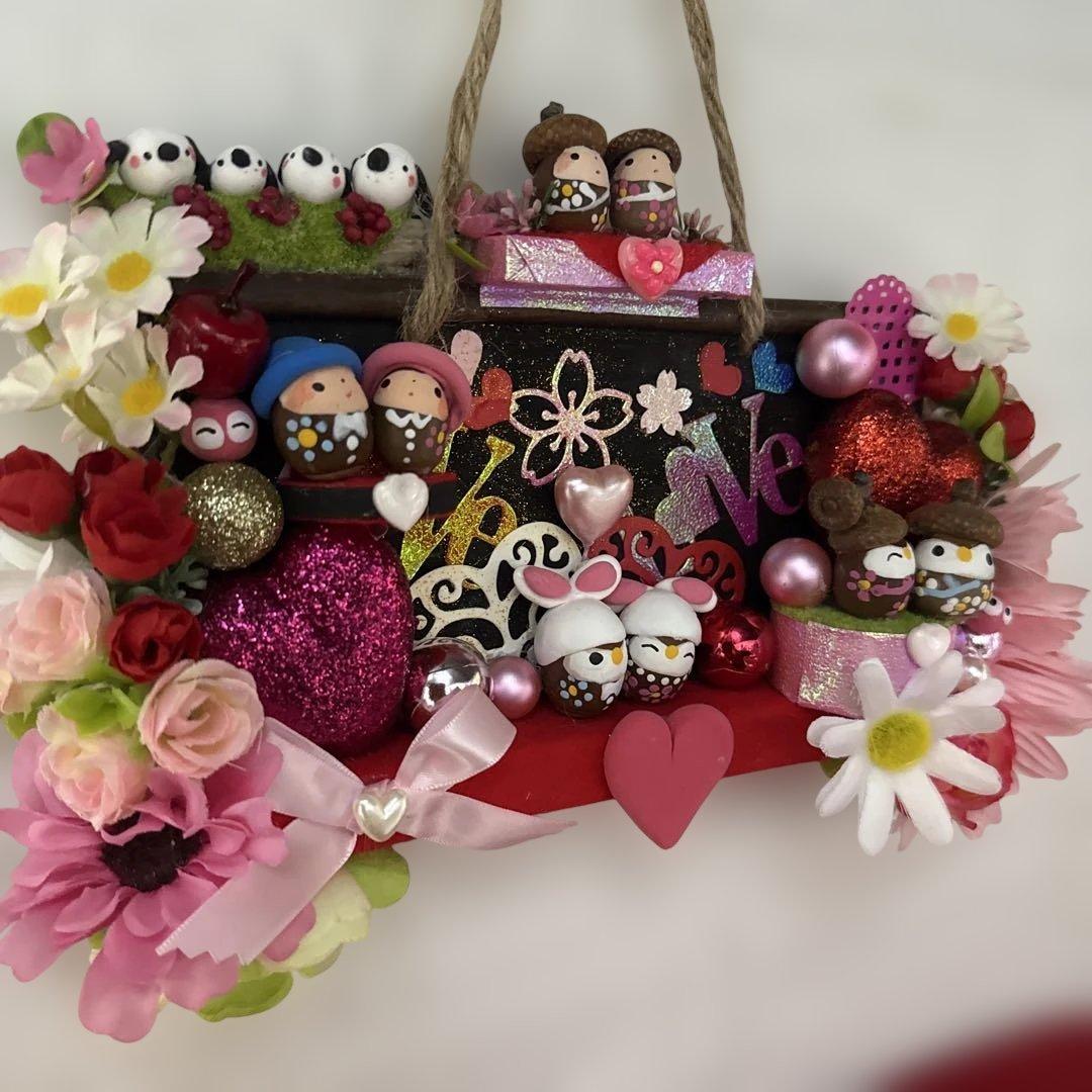 どんぐりアート♡ラブリータペストリー♡