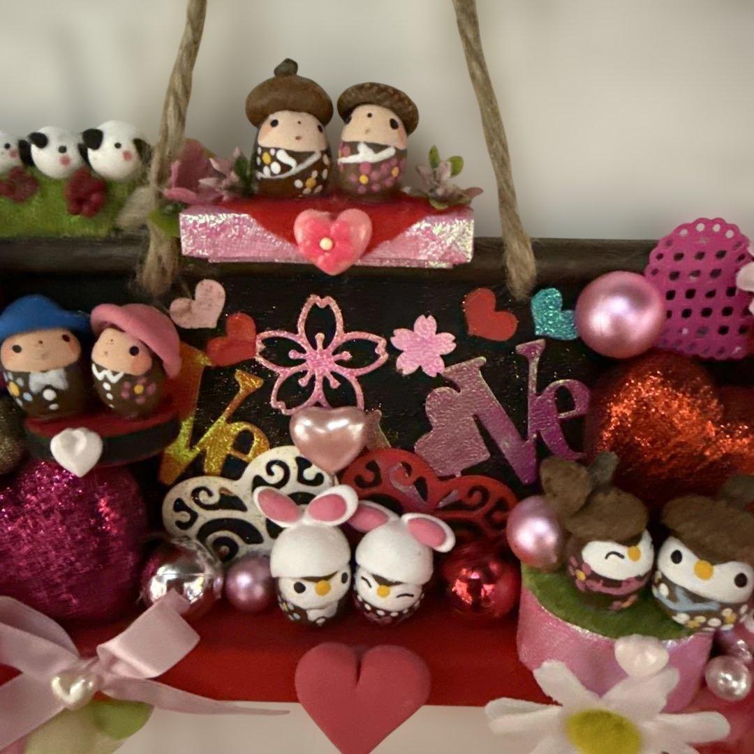 どんぐりアート♡ラブリータペストリー♡