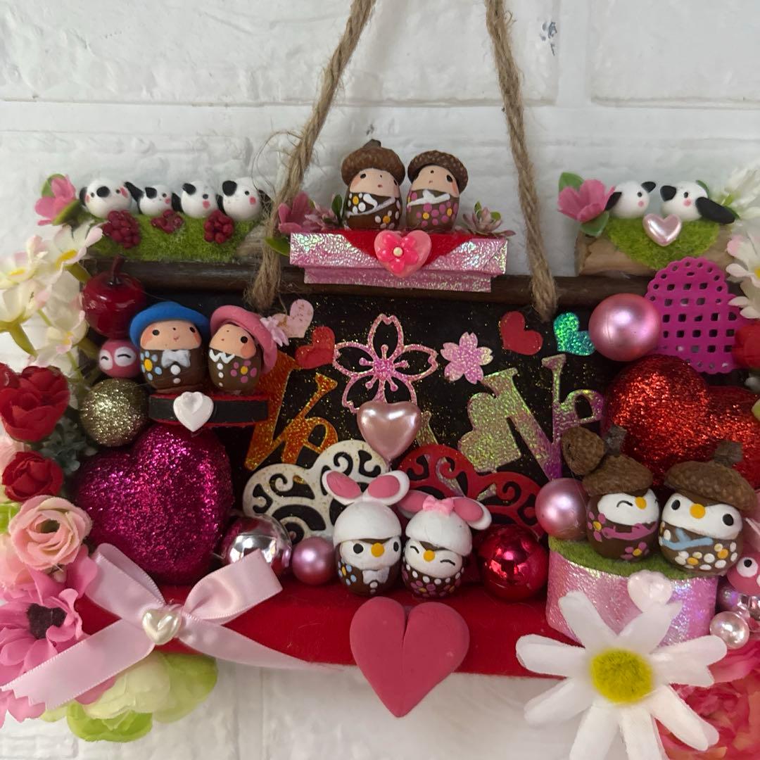 どんぐりアート♡ラブリータペストリー♡