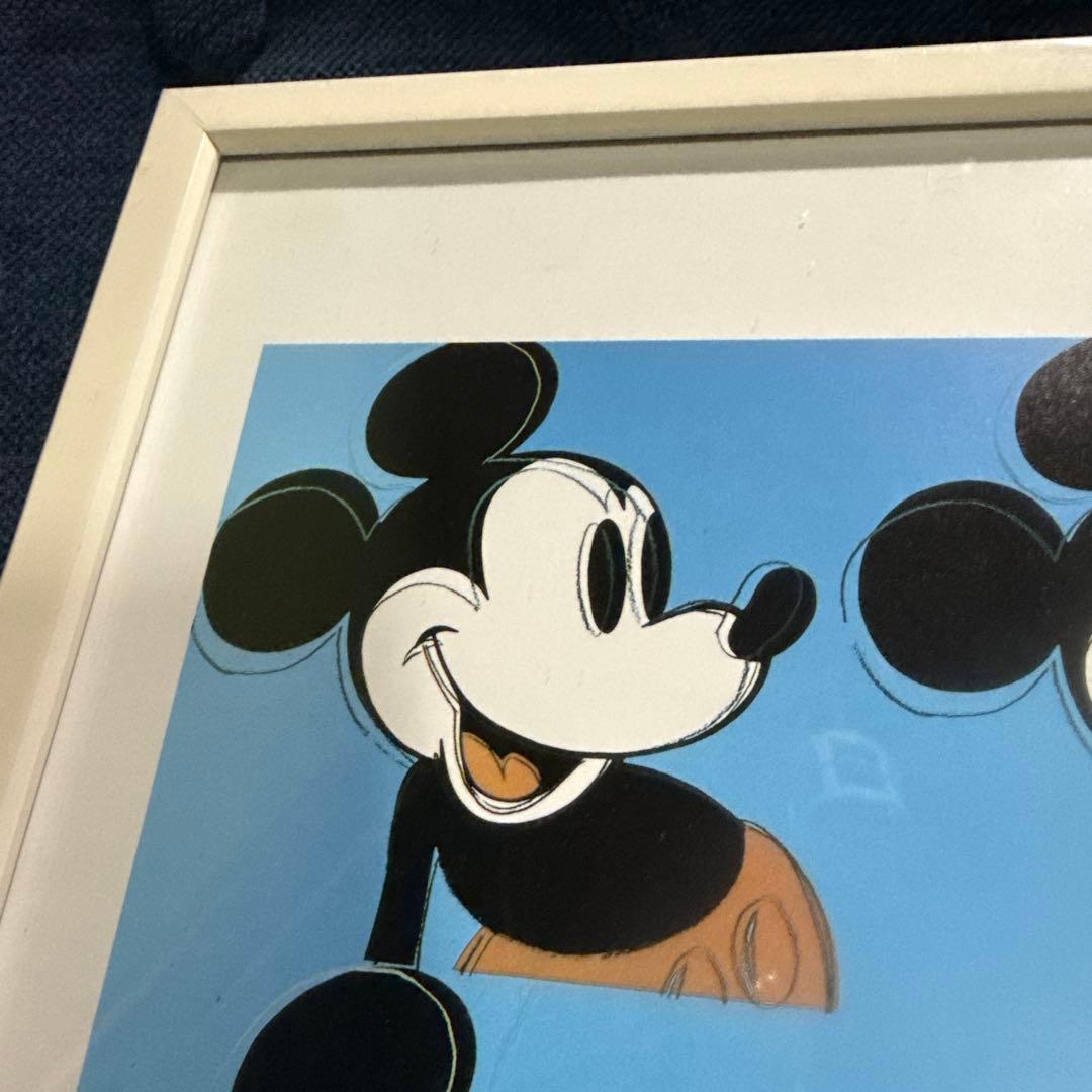 アンディ•ウォーホル　『ミッキーマウス』　ポスター額付き