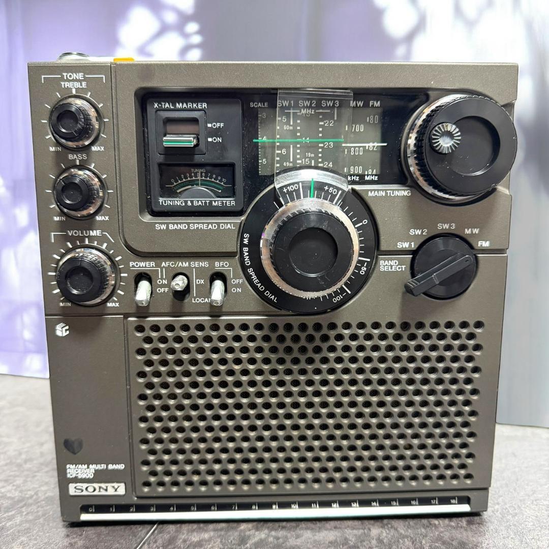 良品 ソニー ICF-5900 スカイセンサー 5バンド マルチバンドレシーバー