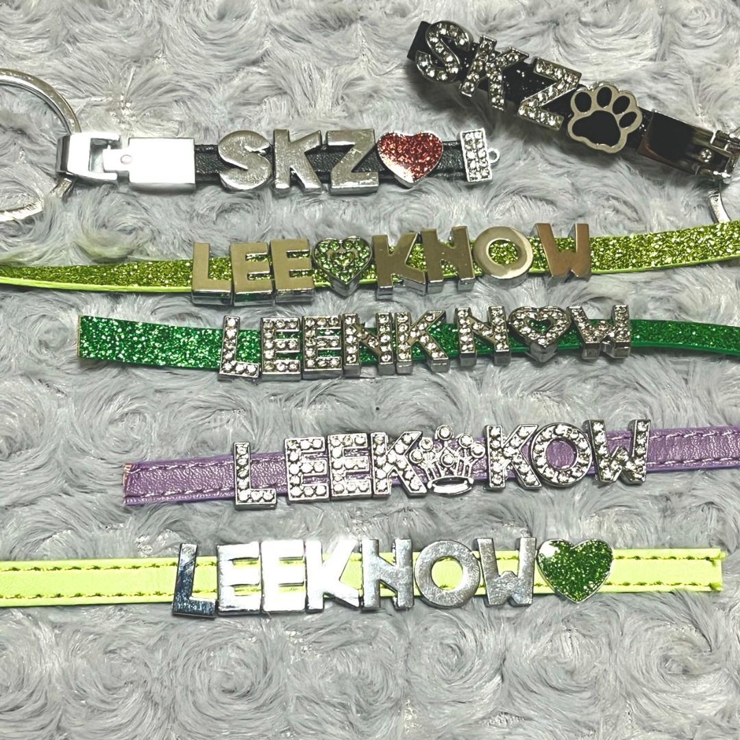 SKZ スキズ　推し　ネームキーホルダー　イニシャル　コピーレザー　韓国アイドル