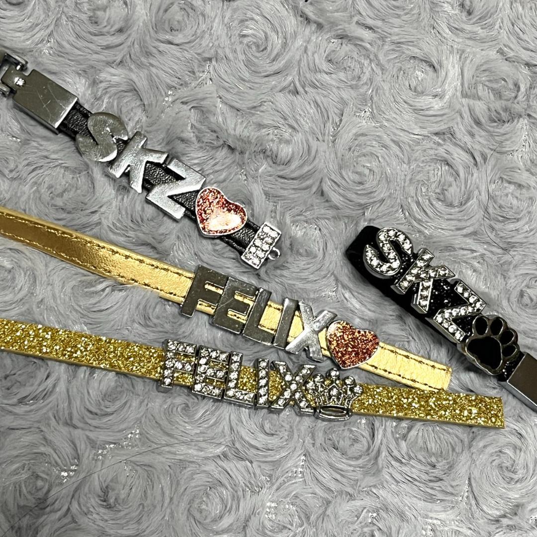 SKZ スキズ　推し　ネームキーホルダー　イニシャル　コピーレザー　韓国アイドル