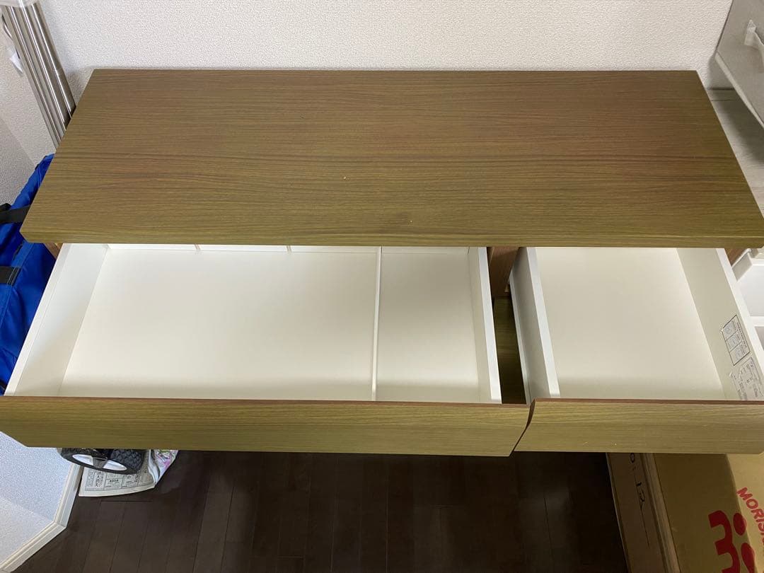 木目調 ワイドチェスト ローチェスト タンス 引き出し収納 大容量