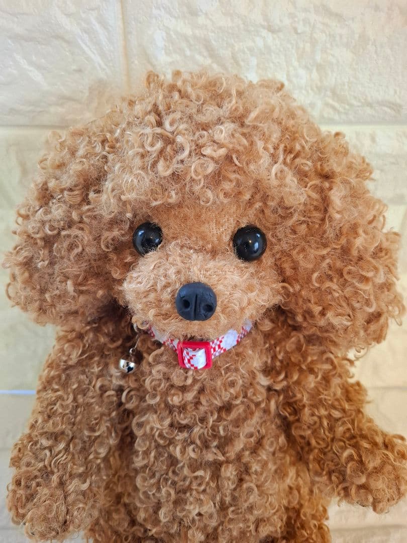 ぬいぐるみ、テディトイプードル、犬、ハンドメイド、オリジナル、特大、肉球