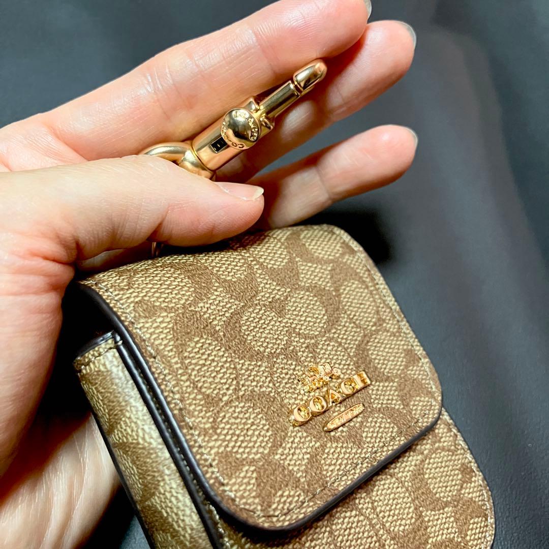 【美品】COACH マルチ アタッチメント ケース バッグ チャーム