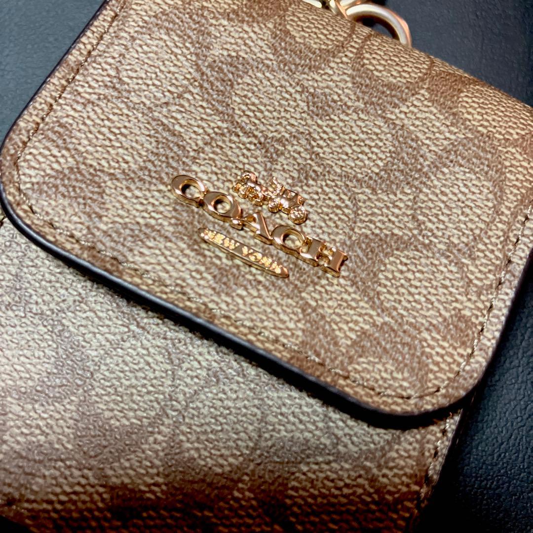 【美品】COACH マルチ アタッチメント ケース バッグ チャーム