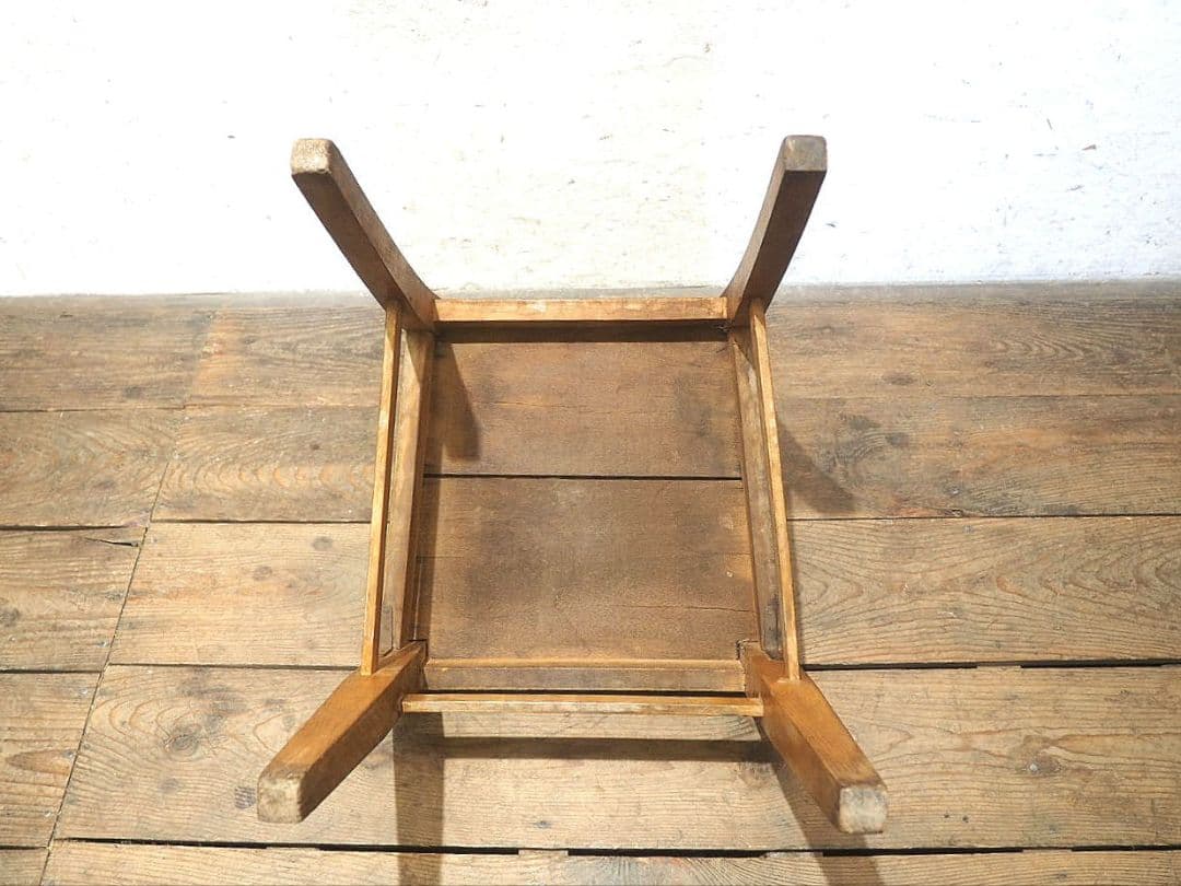 1486 ビンテージ　レトロな木製チェア　椅子　イス　古家具　当時物　店舗什器