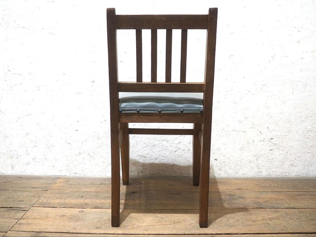 1486 ビンテージ　レトロな木製チェア　椅子　イス　古家具　当時物　店舗什器