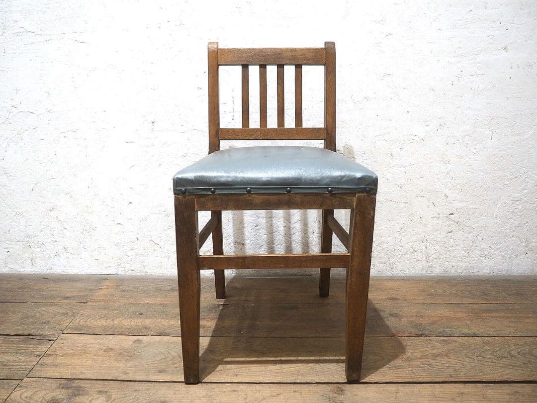 1486 ビンテージ　レトロな木製チェア　椅子　イス　古家具　当時物　店舗什器