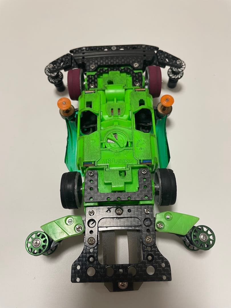 ミニ四駆 セット売り MSフレキ フルカーボンCNC加工ローラー 充電器