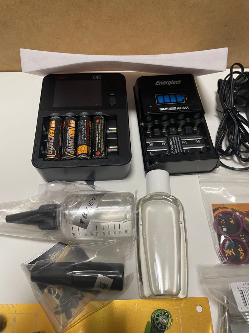 ミニ四駆 セット売り MSフレキ フルカーボンCNC加工ローラー 充電器