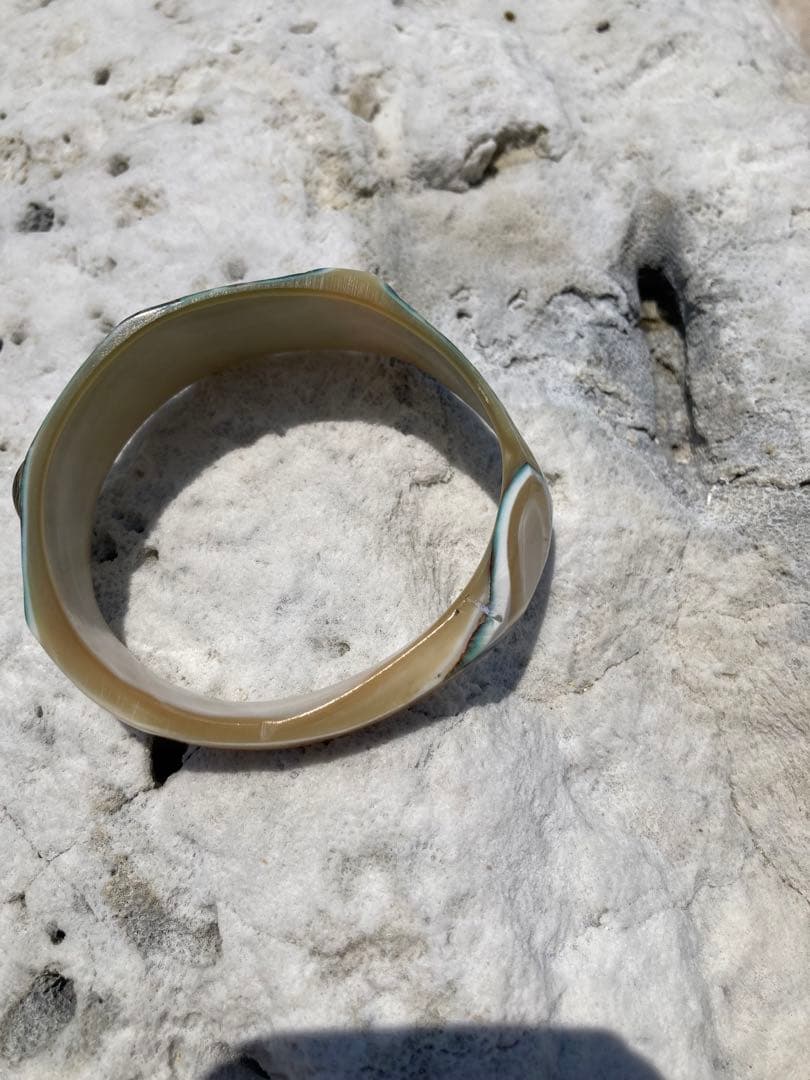 夜光貝　バングル　ブレスレット