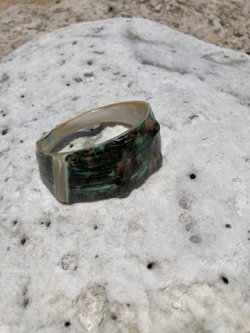 夜光貝　バングル　ブレスレット