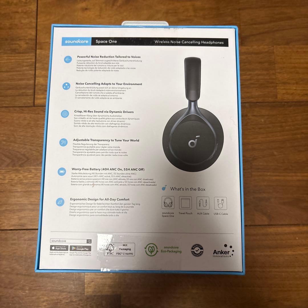 soundcore Space One ワイヤレスヘッドフォン