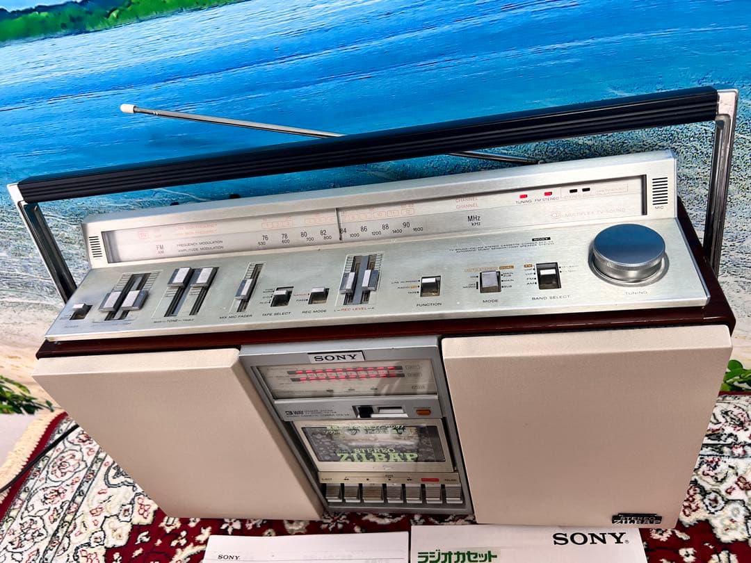 bluetooth付きSONYラジカセCFS-V8 中古動作品 ビンテージ美品