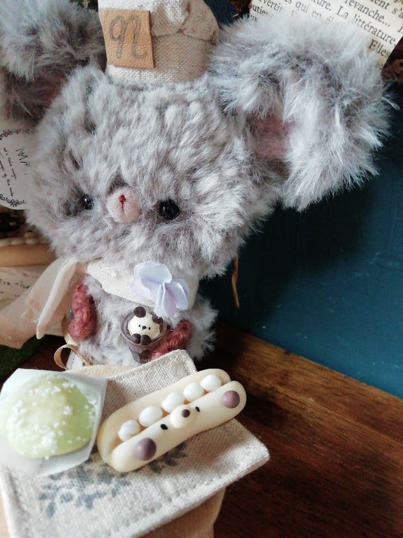 編みぐるみ♡ねずみの店員さん꒰ ᐢ⸝⸝•༝•⸝⸝ᐢ ꒱