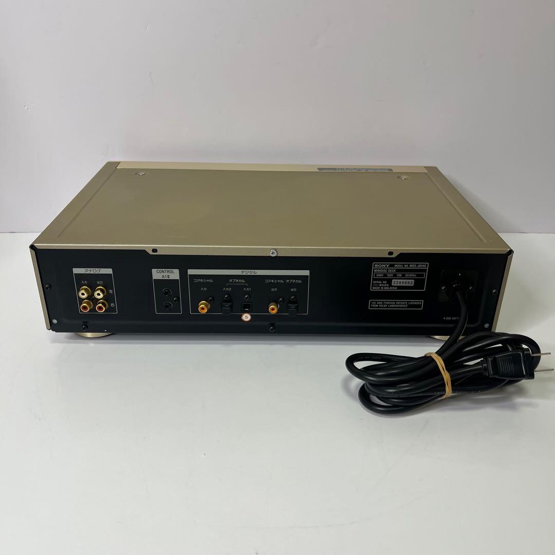 SONY MDS-JB940 MDデッキ レコーダー プレーヤー MDLP対応