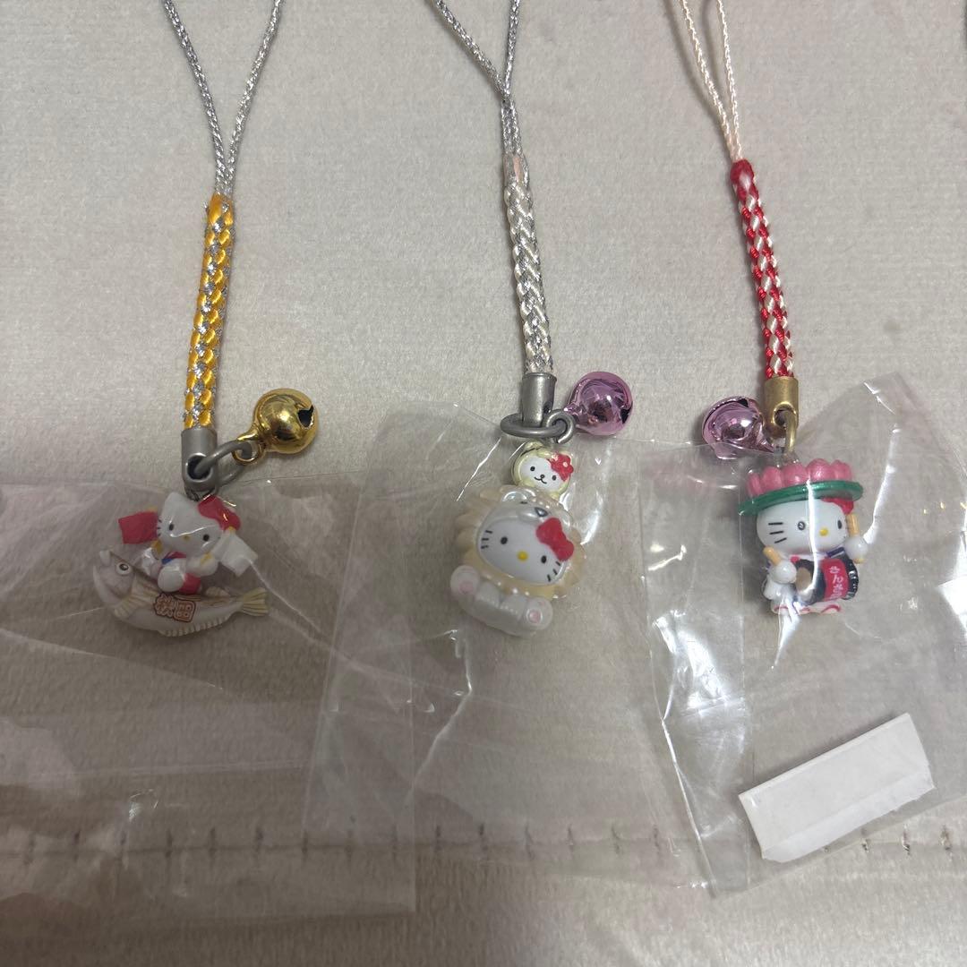 ハローキティご当地限定ストラップ6個セット