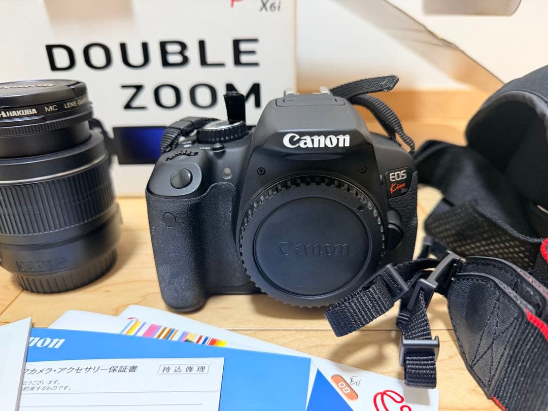 【最終価格】Canon キヤノン　ダブルズームキット　EOS Kiss6i