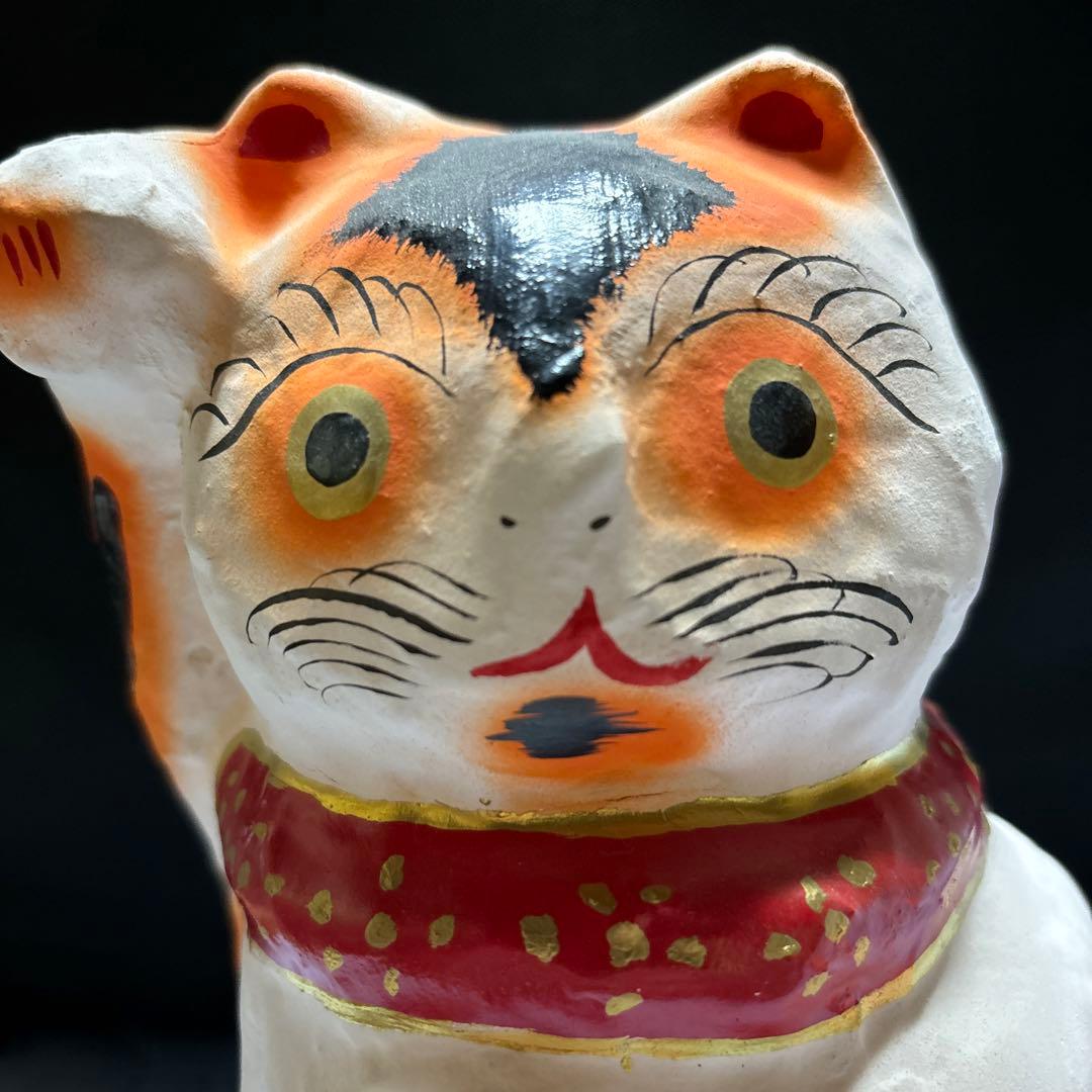 招き猫 張り子
