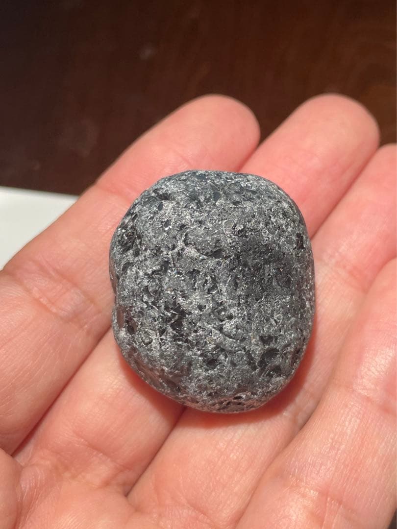 研磨品　十勝石玲瓏　エメラルドグリーンベース　レインボーオブシディアン特級品