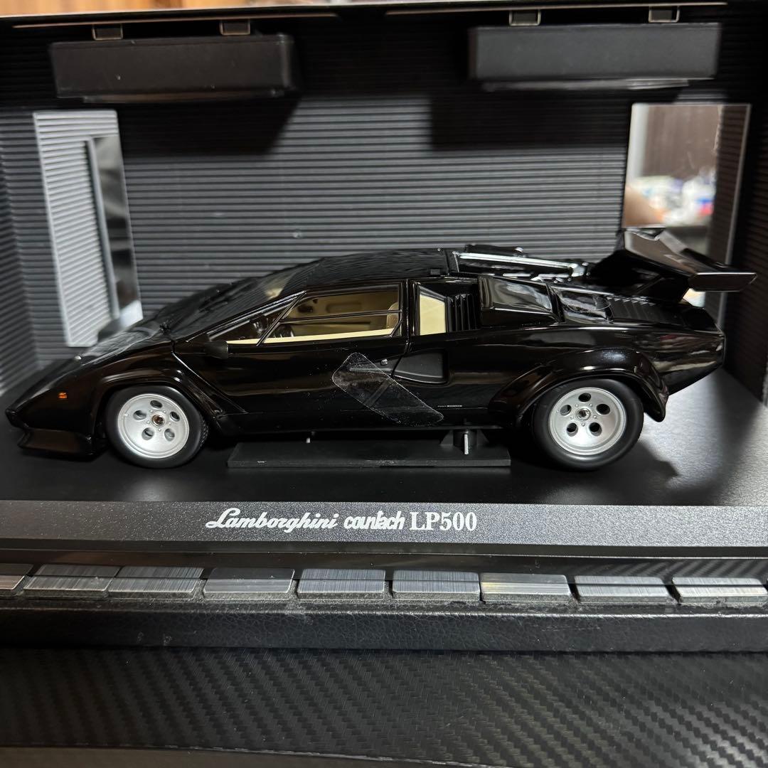 絶版未展示品 京商 1/18 ランボルギーニ カウンタックLP500ブラック