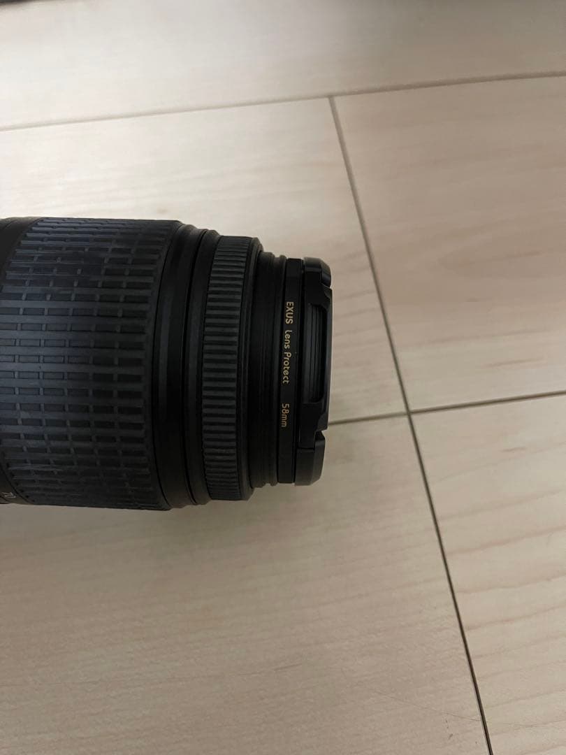 【美品】デジタル一眼レフカメラ D5500 ダブルズームキット［レッド］