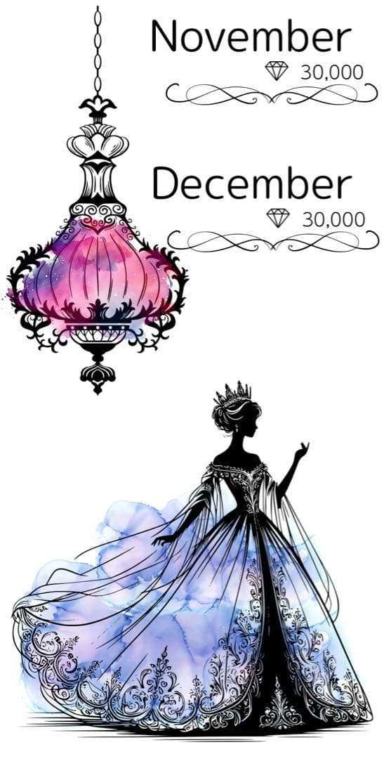 【ねぎこ】水彩プリンセスweeklyタイプ