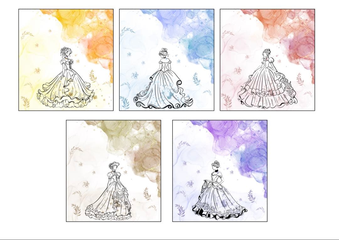 【ねぎこ】水彩プリンセスweeklyタイプ