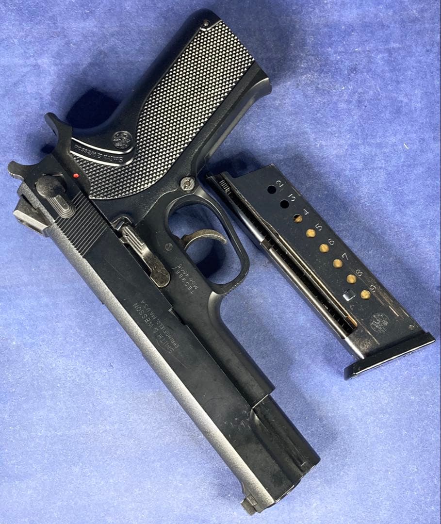 激レア稀少品　タナカ　S&W M4505 ガスブローバック　作動確認済　送料無料