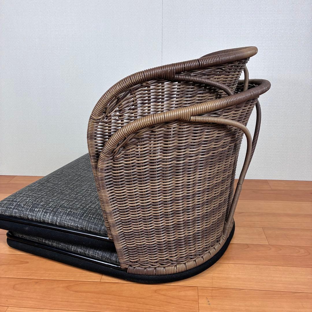 【美品】桜屋工業 舞2型 『CHERRY』 座椅子 ラタンチェア 2脚セット